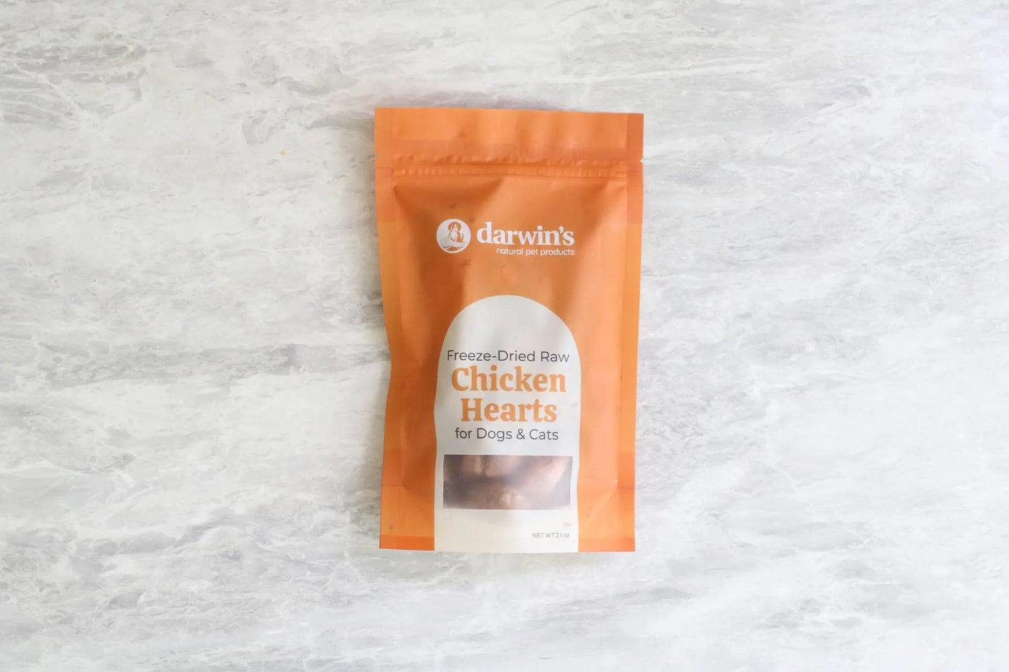 freeze-dried raw chicken hearts