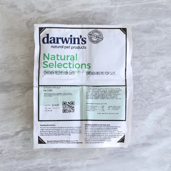 Natural Selections Chicken for Cats Darwin's