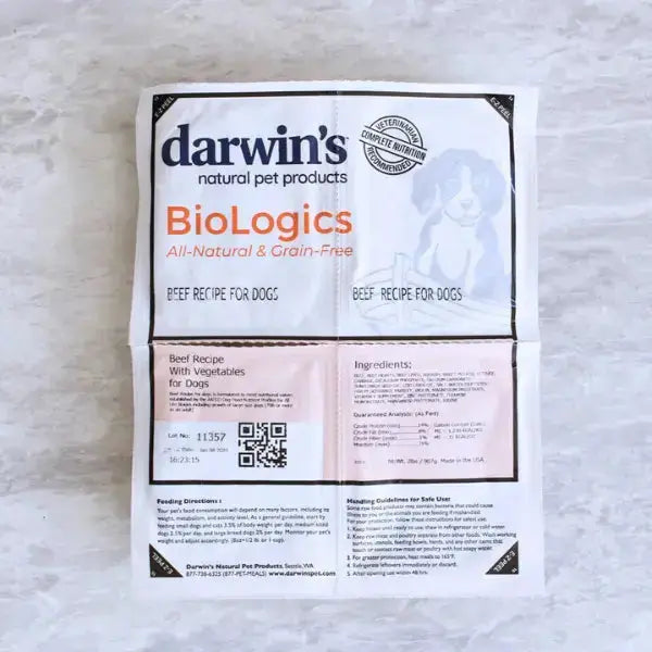 BioLogics Beef for Dogs Darwin's