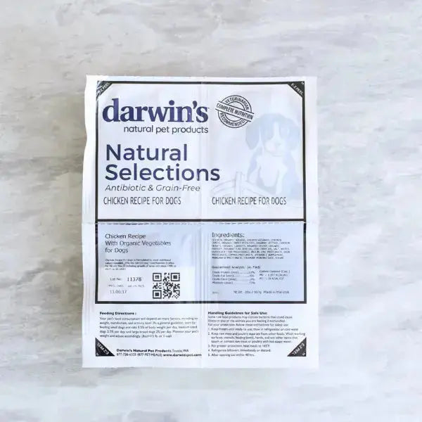 Natural Selections Chicken for Dogs Darwin's