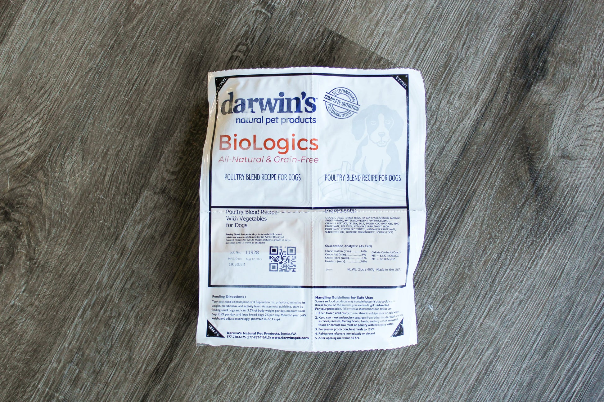BioLogics Raw Poultry Blend for Dogs Darwin's