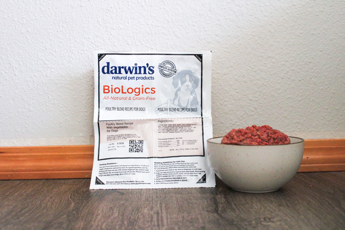 BioLogics Raw Poultry Blend for Dogs Darwin's