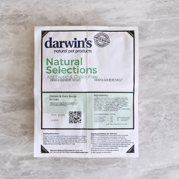 Natural Selections Chicken & Duck for Cats Darwin's