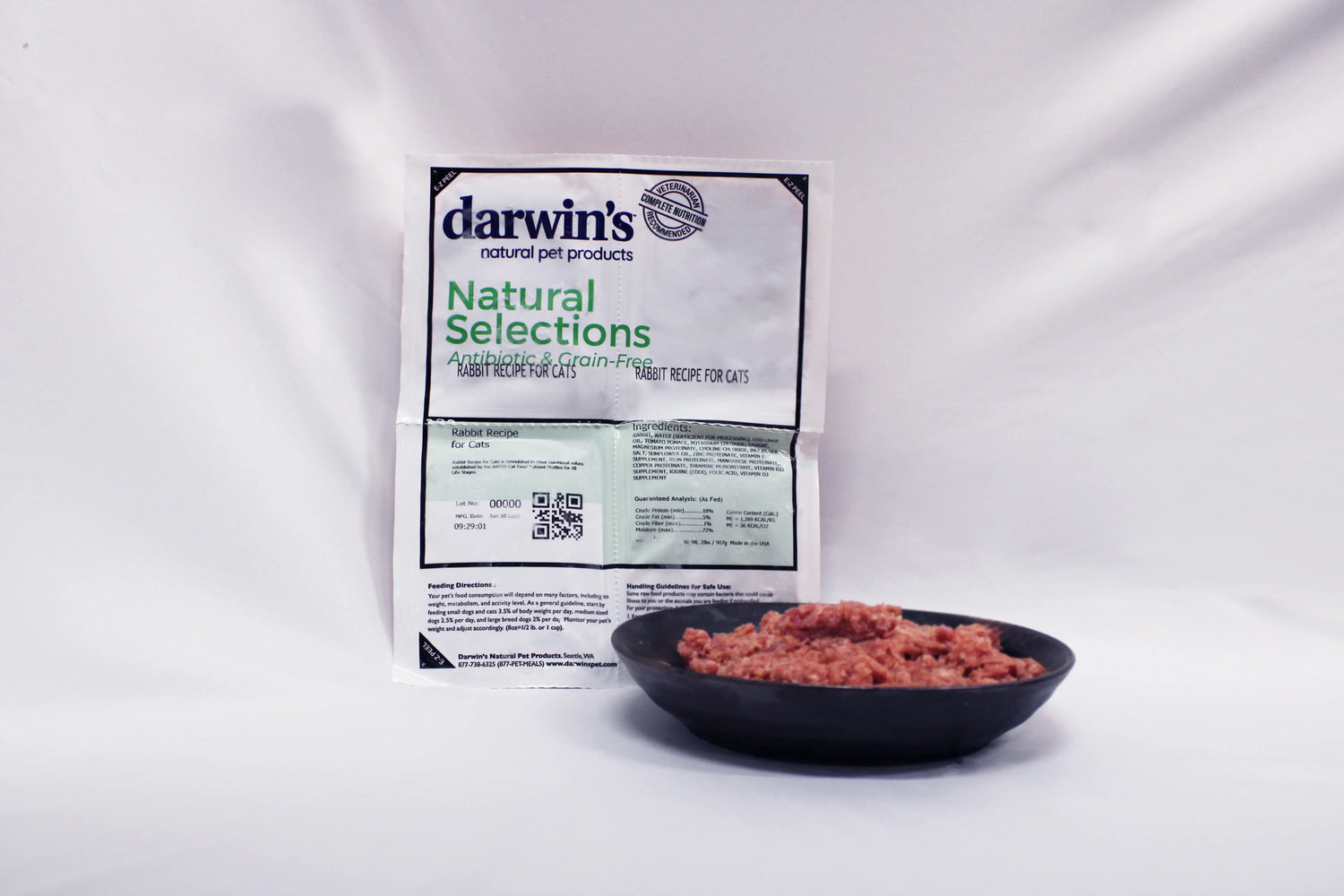 Natural Selections Raw Rabbit for Cats Darwin's
