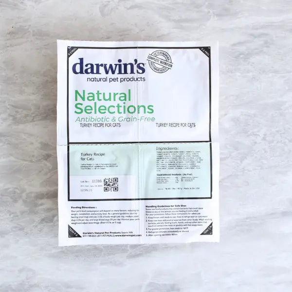 Natural Selections Turkey for Cats Darwin's