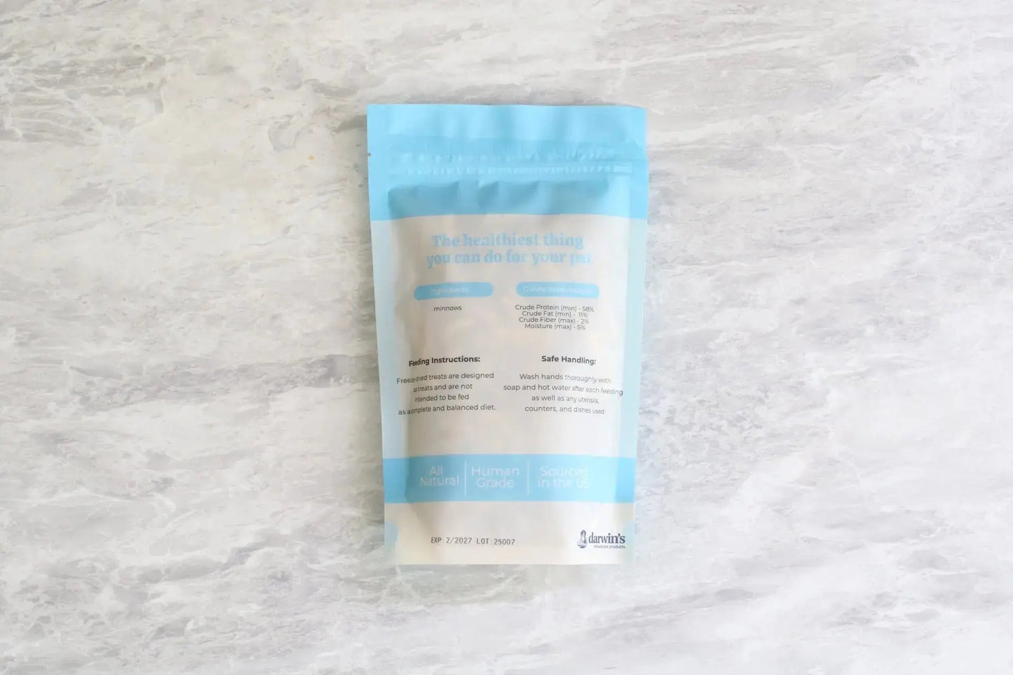 freeze dried minnows​