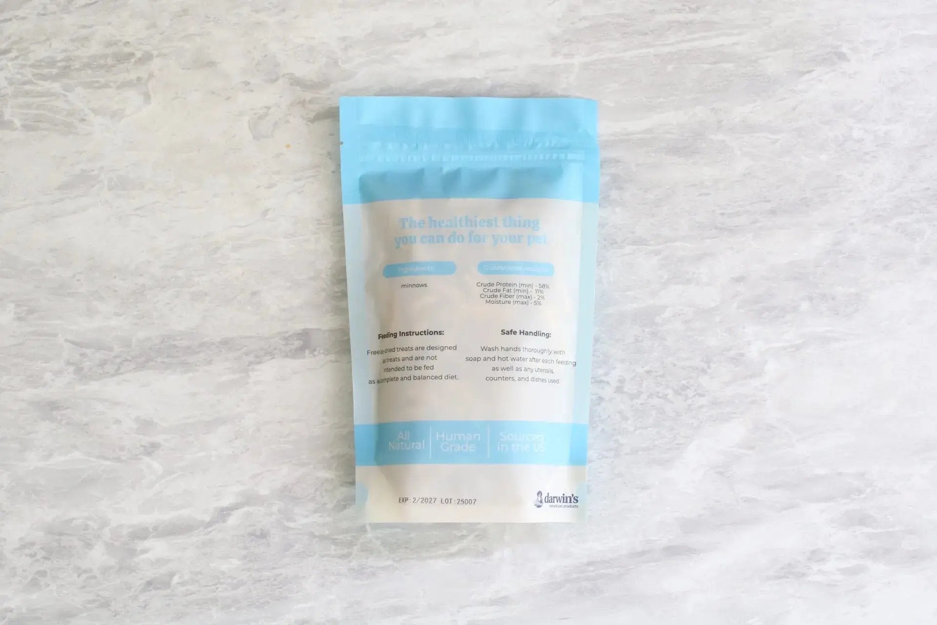 freeze dried minnows​