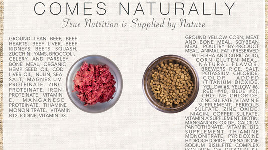 Premium Dog Food Comes Naturally