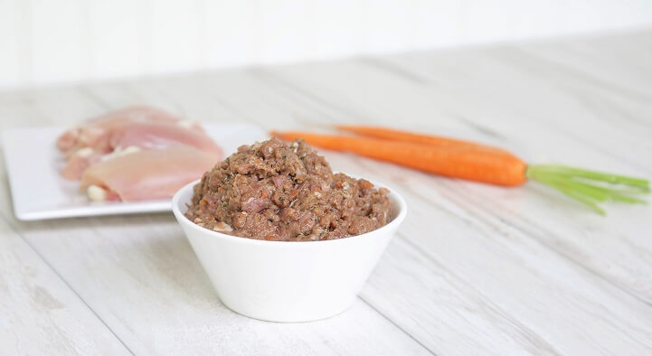 Darwin's Chicken recipe is low-fat and high-protein, complete and balanced for dogs.