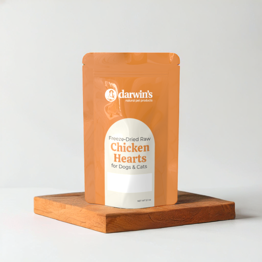 Freeze-Dried Raw Chicken Hearts (2.1 oz)
